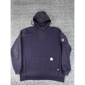 Bocomal Hoodie Mens XL Navy Blue Flame Resistant NFPA 2112 CAT 2 Workwear